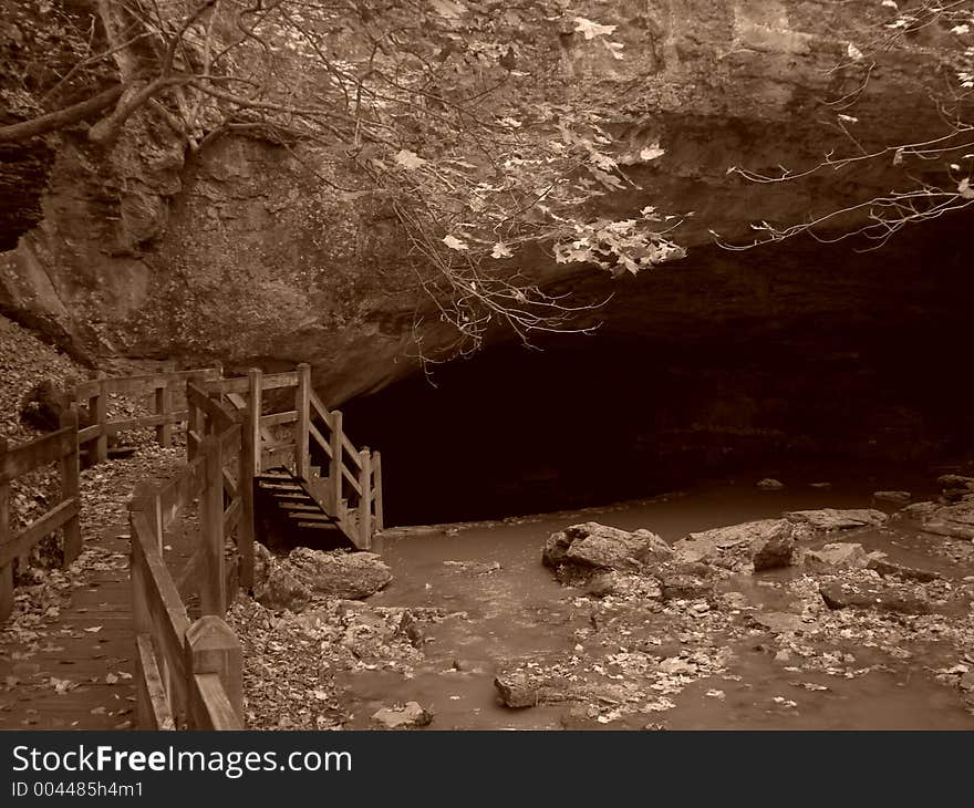 Rock Bridge Sepia 1