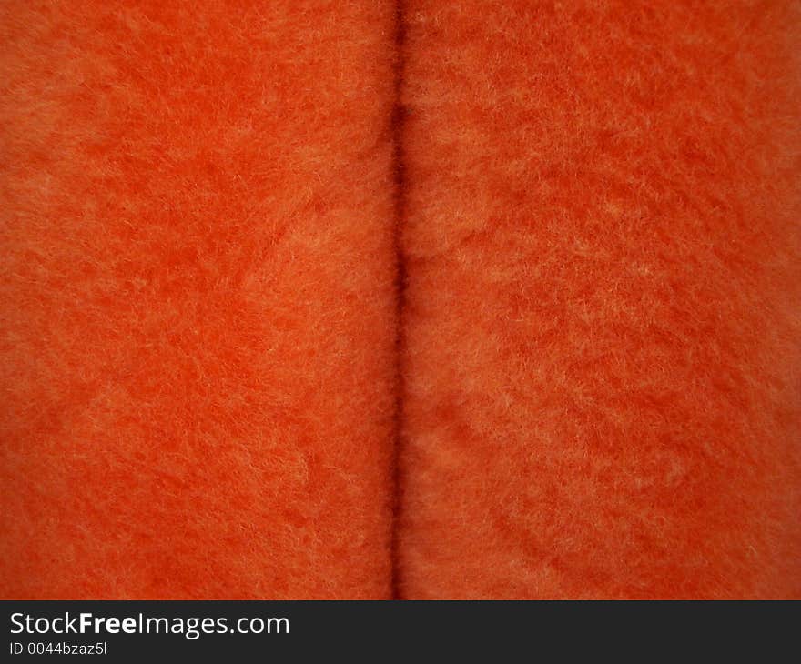 Orange faux fur background