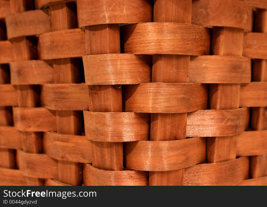 Wooden basket texture