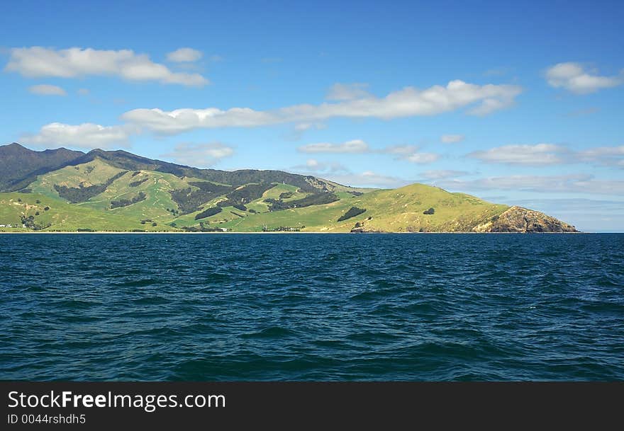 Sailing in a sunny day around som e colorful landscapes. Sailing in a sunny day around som e colorful landscapes.