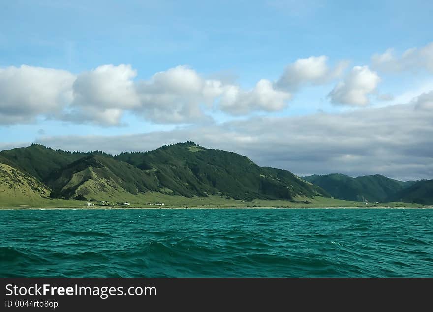 Colorful landscape with some mountains. Colorful landscape with some mountains.