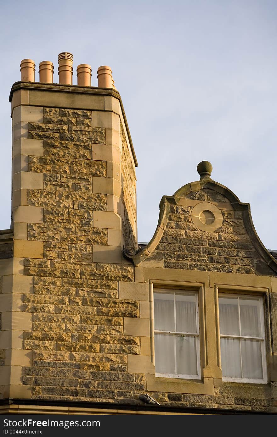 Victorian house detail. Edinburgh (Scotland)