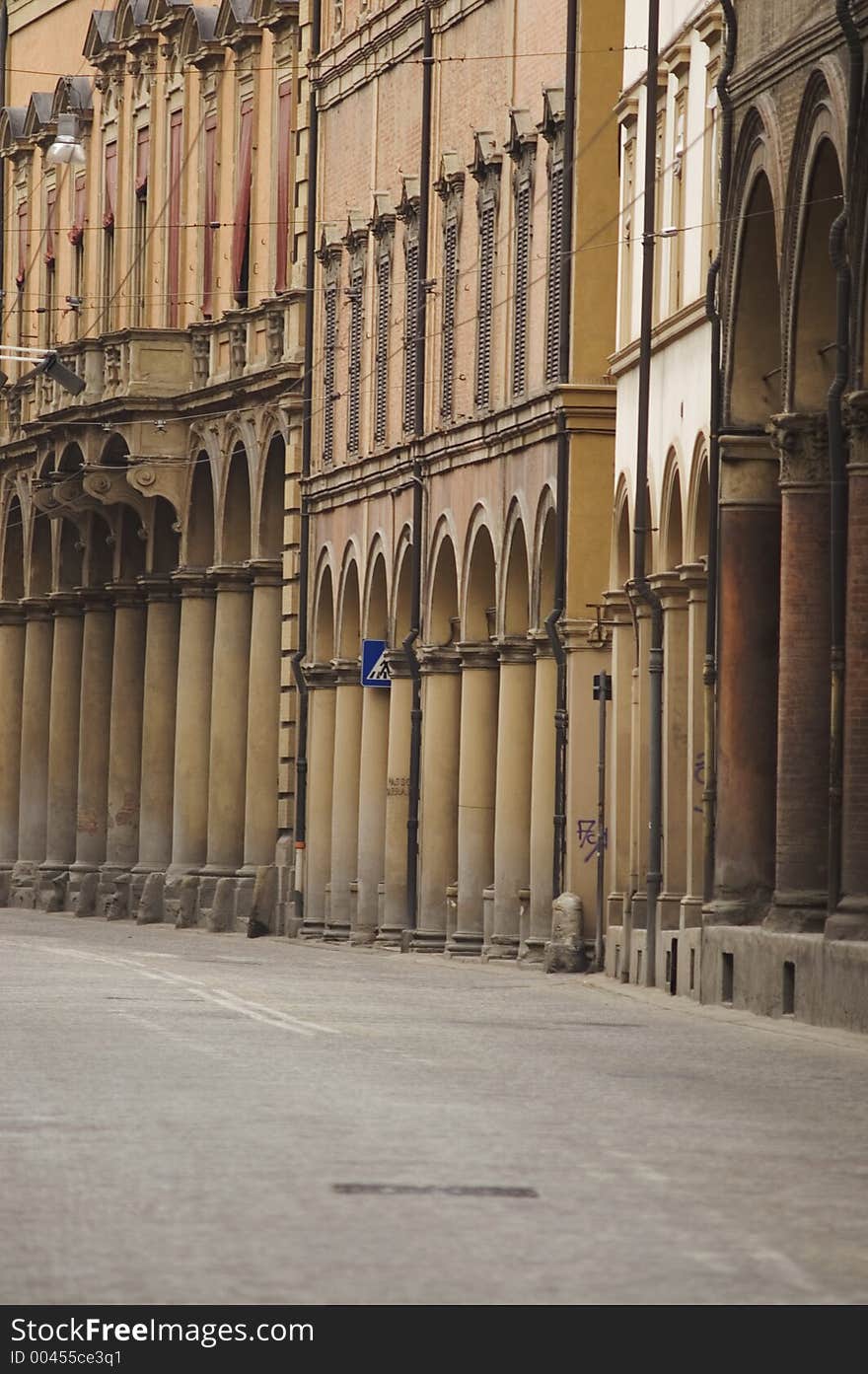 Street in Bologna