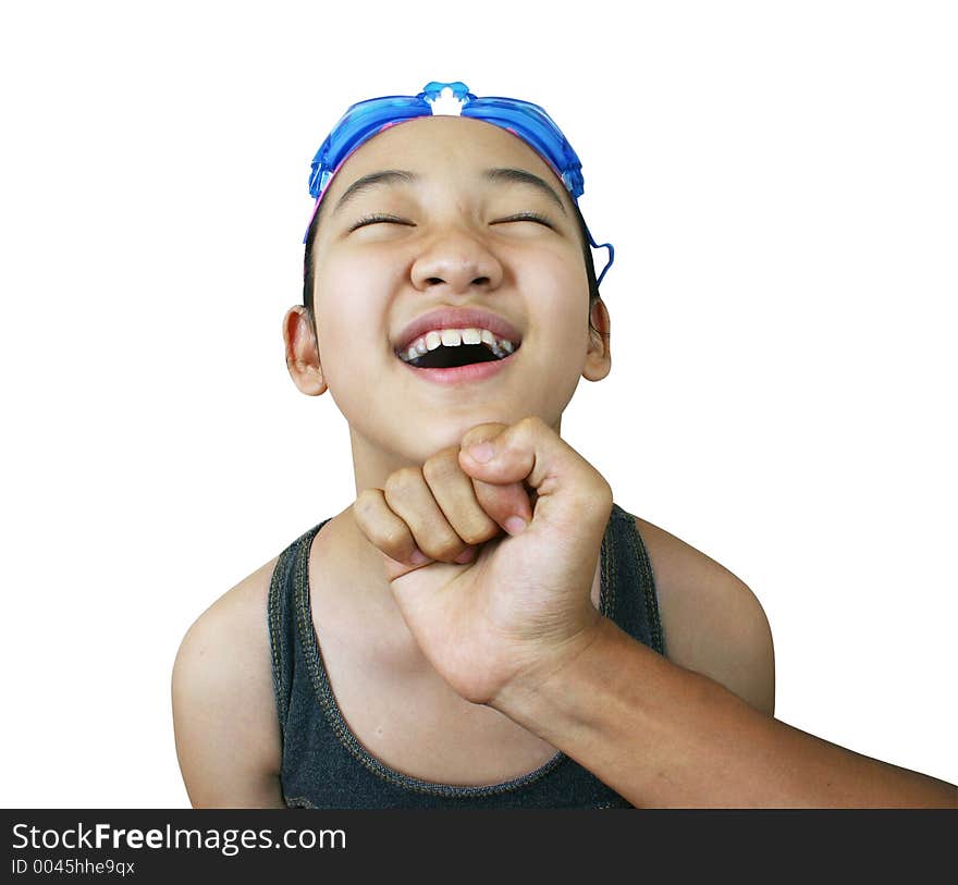 Smiling young girl