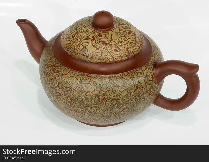 Teapot At White