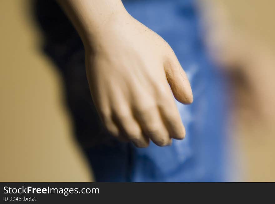 Abstract blurred image - model hand. Abstract blurred image - model hand