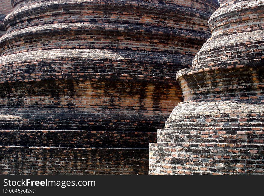 Abstract view of temple. Abstract view of temple