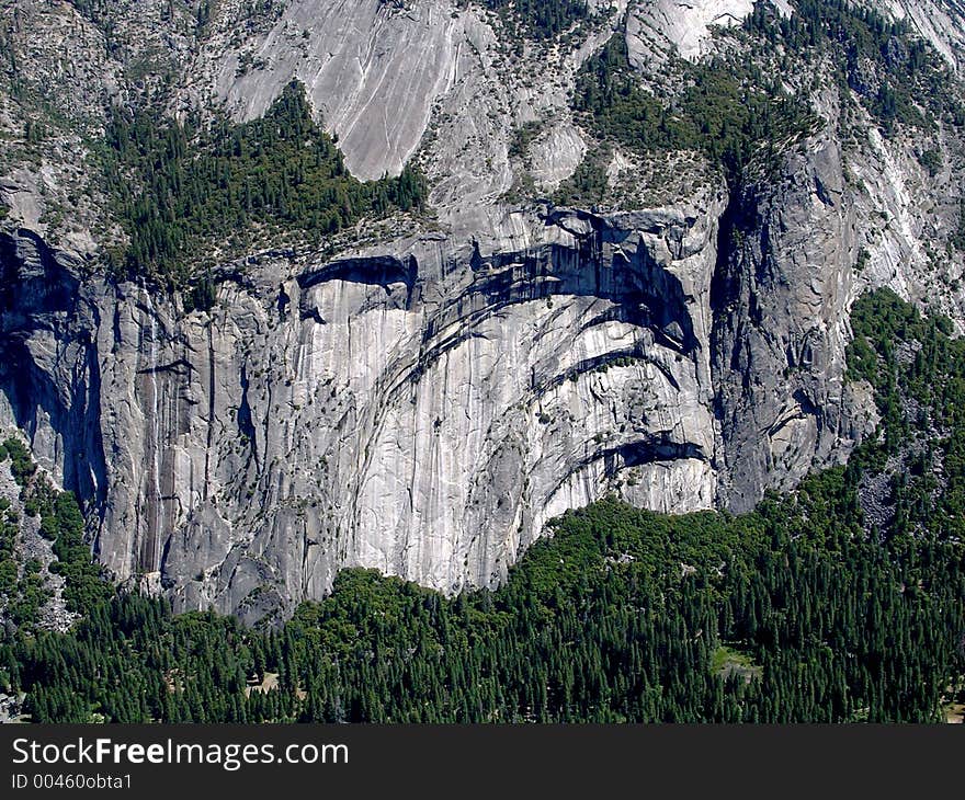 The Royal Arches of Yosemite national park. The Royal Arches of Yosemite national park