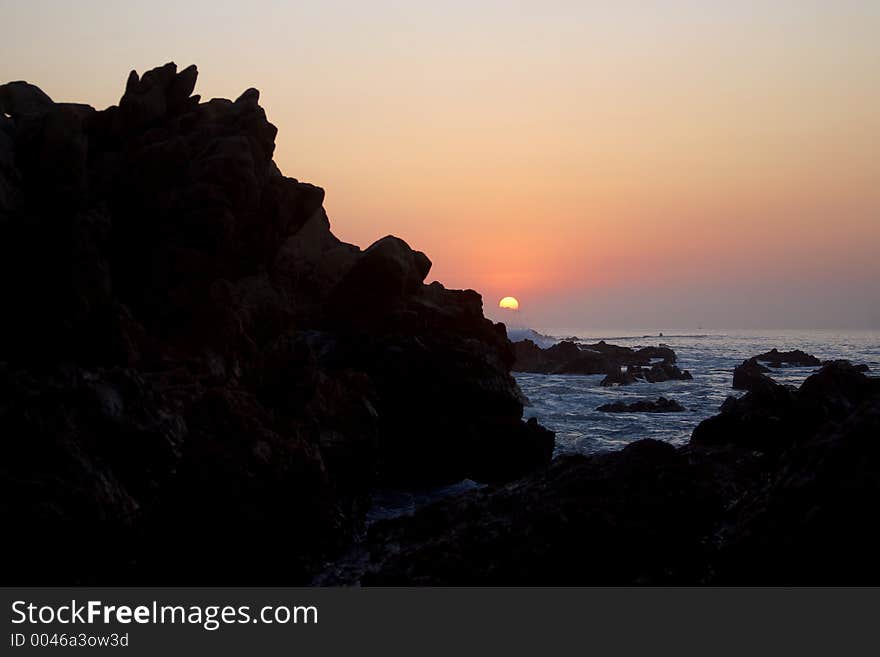 Sunrise in los cabos, mexico