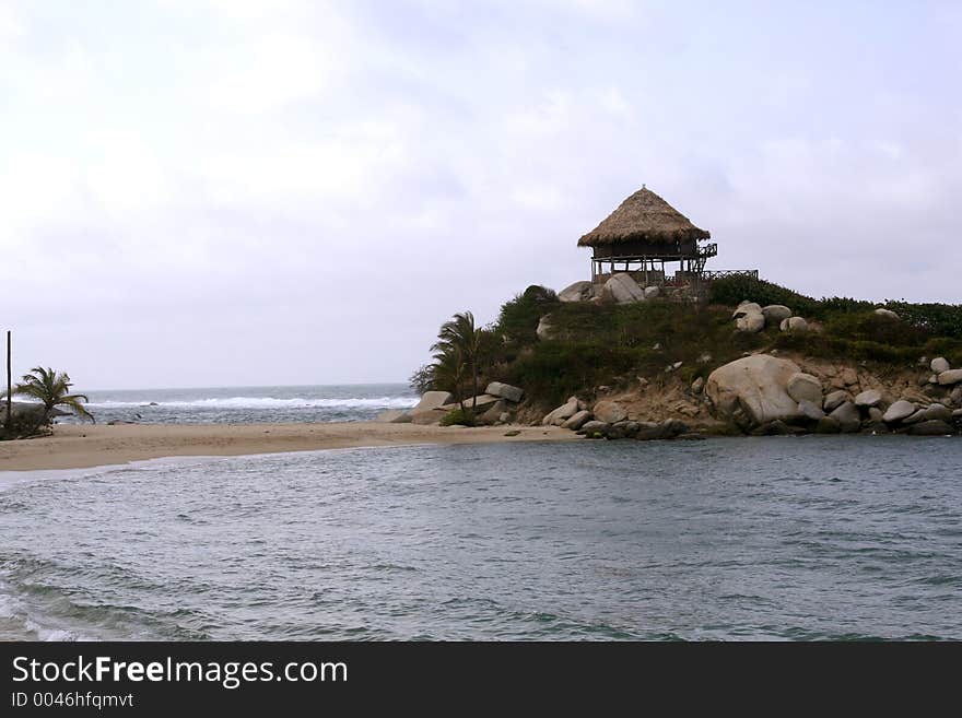 Relaxing At The Beach. Hammock