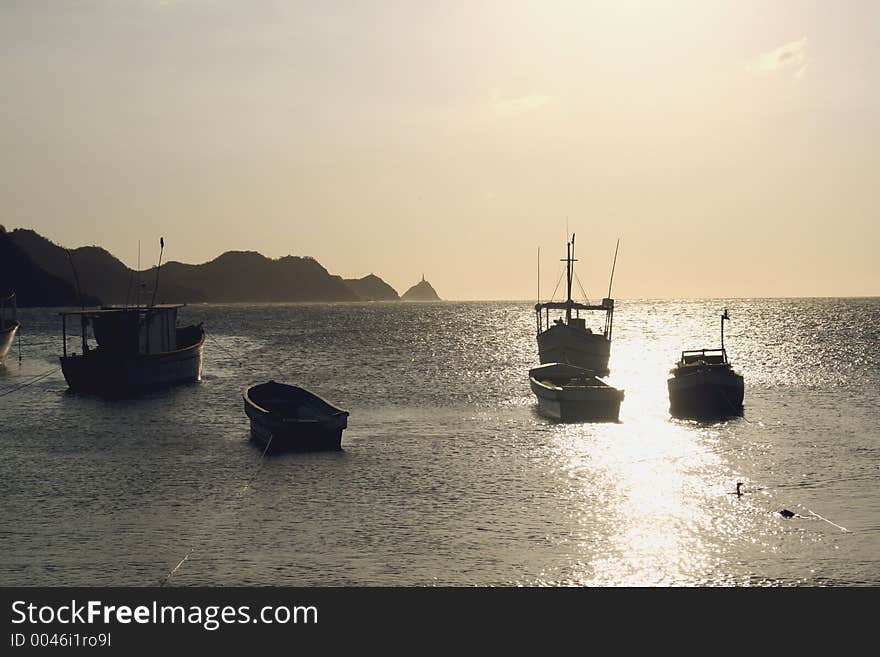 Caribbean Sea. Taganga Bay. Colombia.