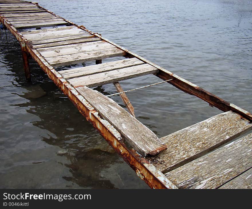 Old Bridge over the water