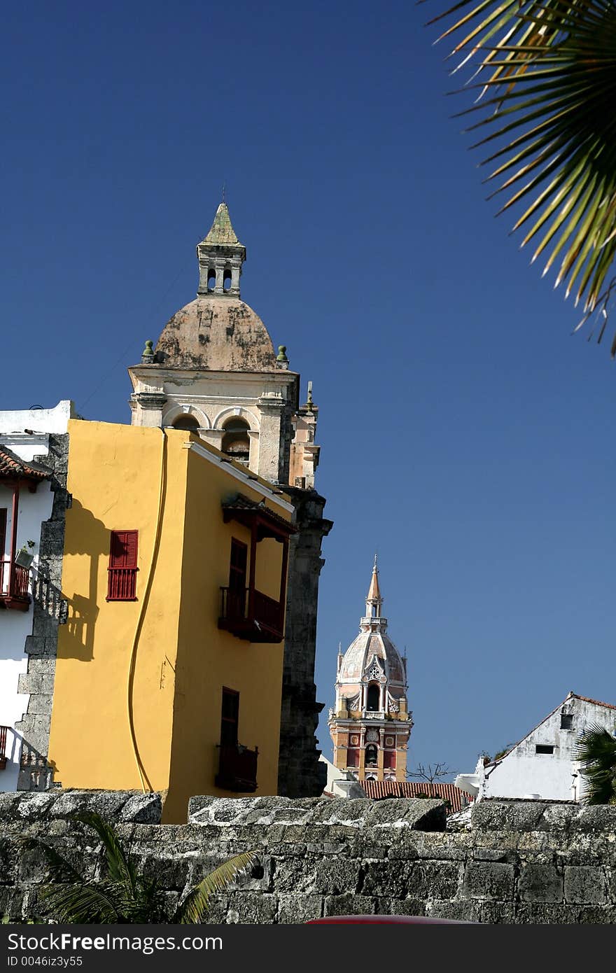 Cartagena De Indias Architecture. Colombia