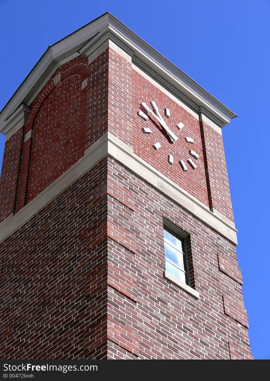 Brick Clock Tower