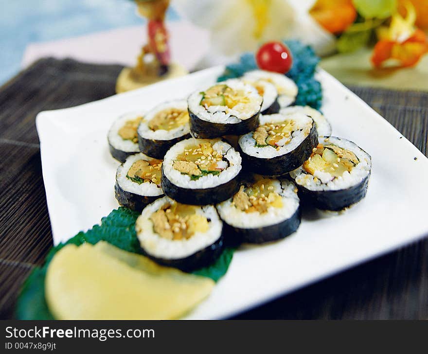 Korean Food display