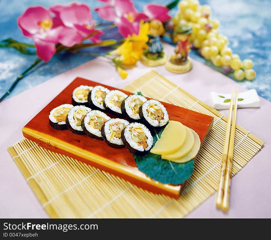 Korean Food display