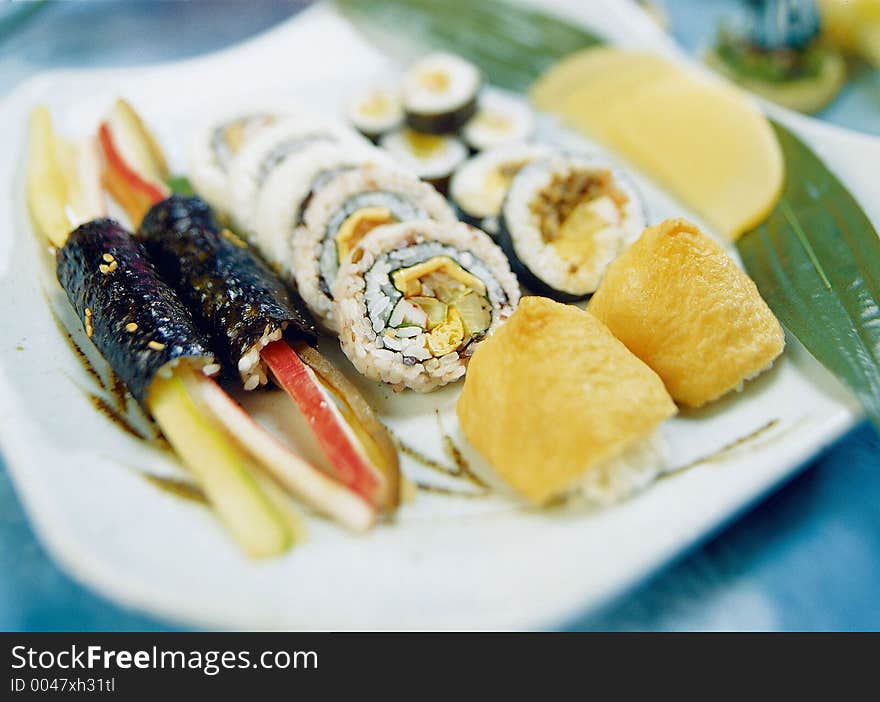 Korean Food display