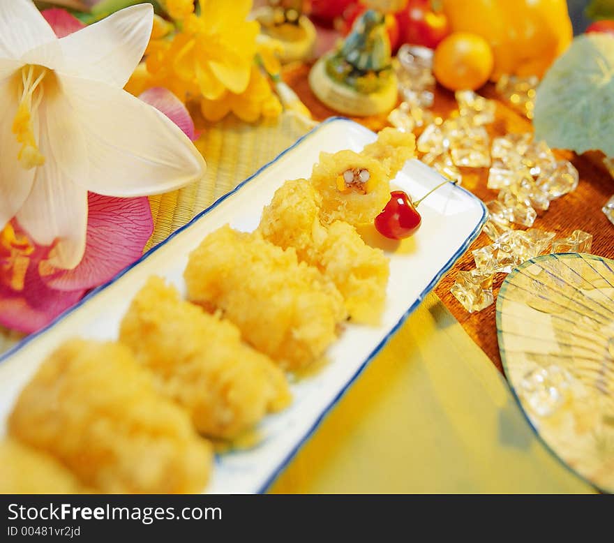 Korean Food display