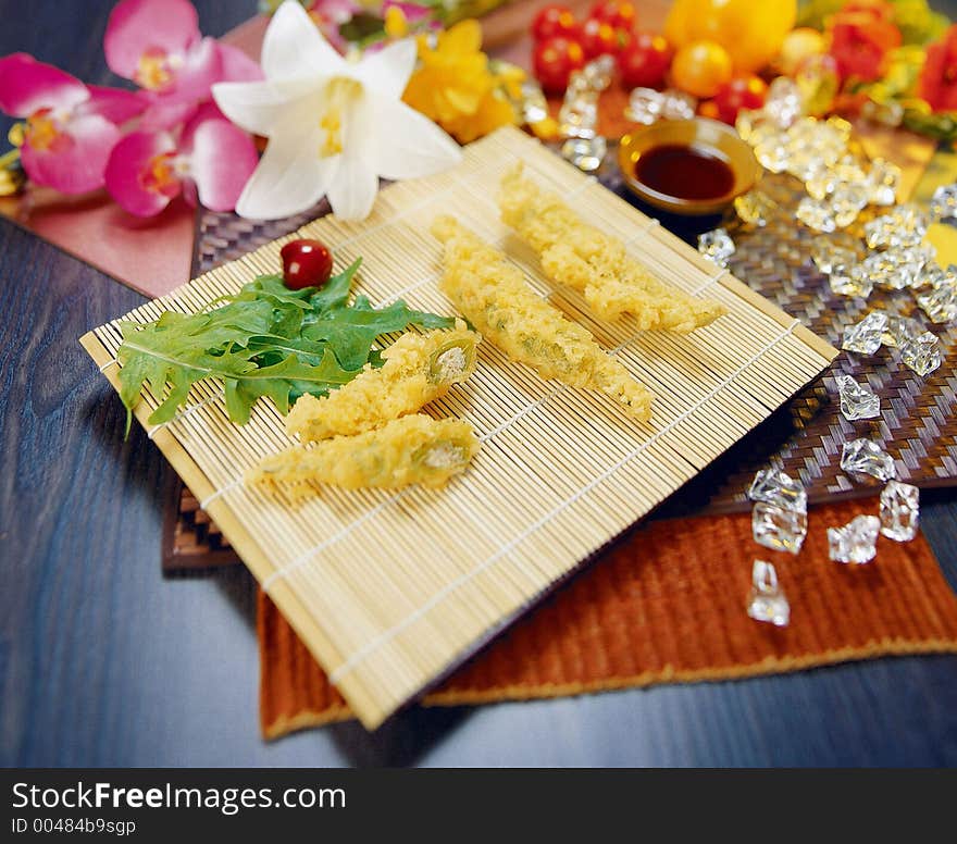 Korean Food with decoration