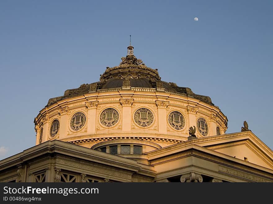 National Romanian Atheneum Close-up