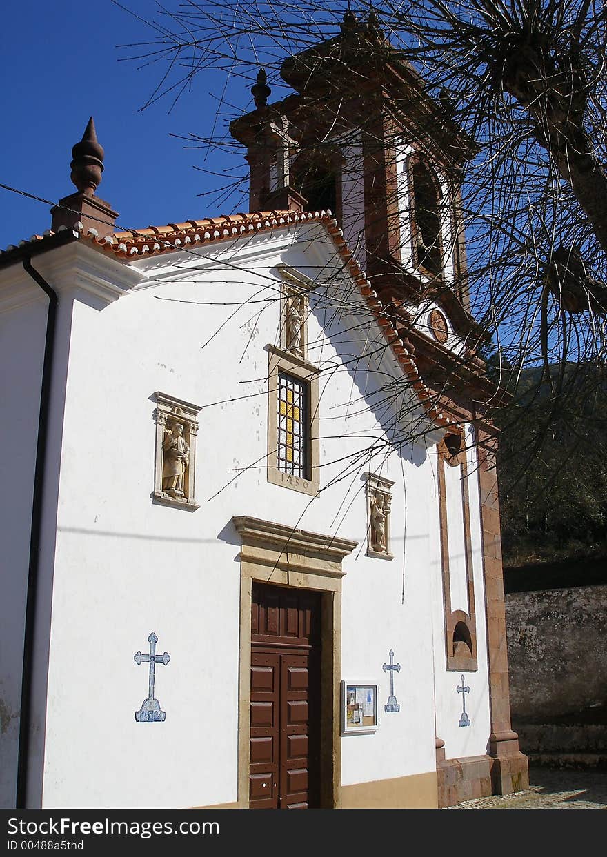 Ancient church with a tower bell