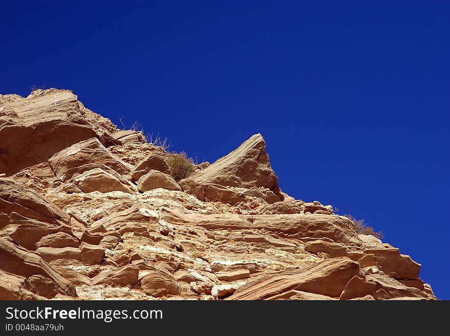 Rocks and sky