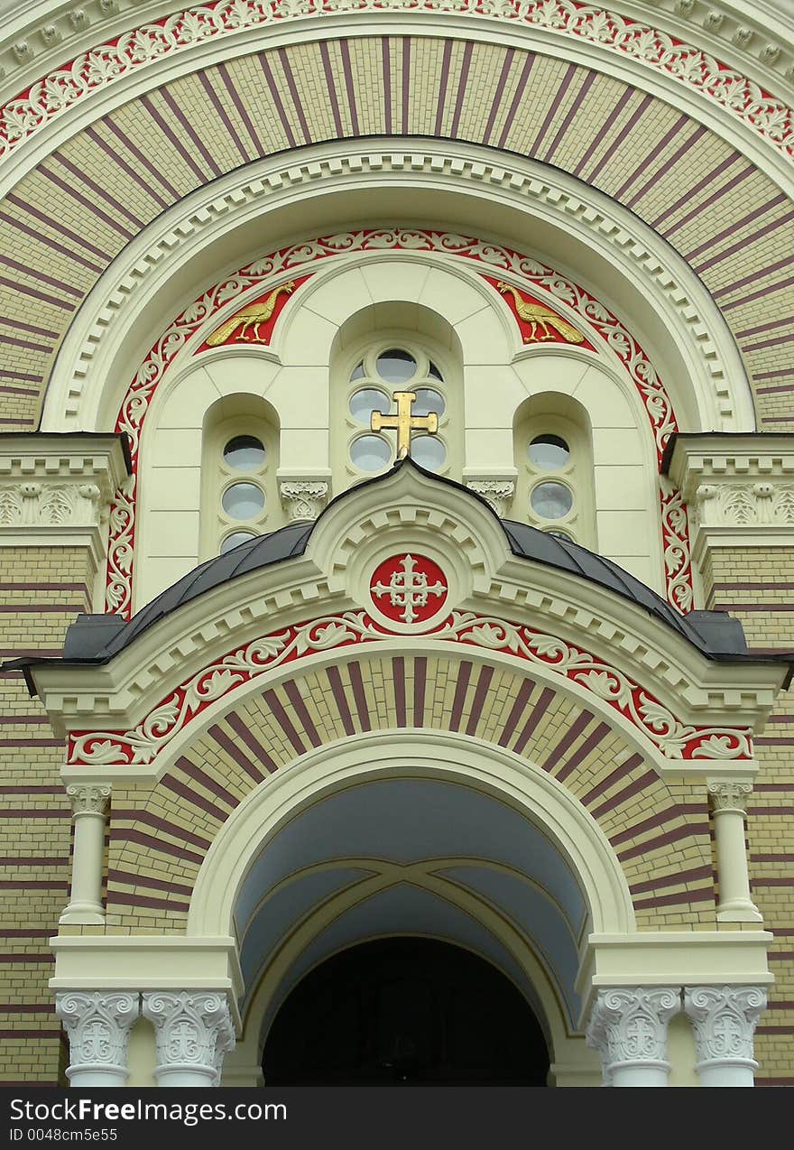 Orthodox cathedral in Riga