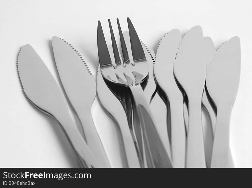 Cutlery still-life