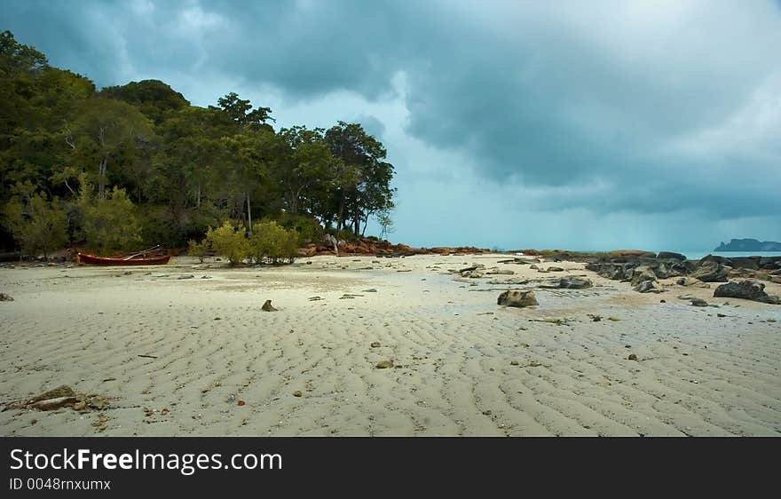 Stormy day at the beach. Stormy day at the beach