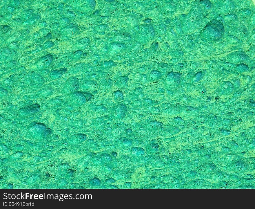 Green sponge texture