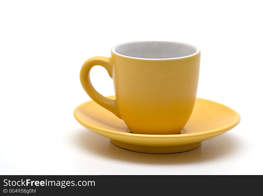 Espresso cup isolated on white background