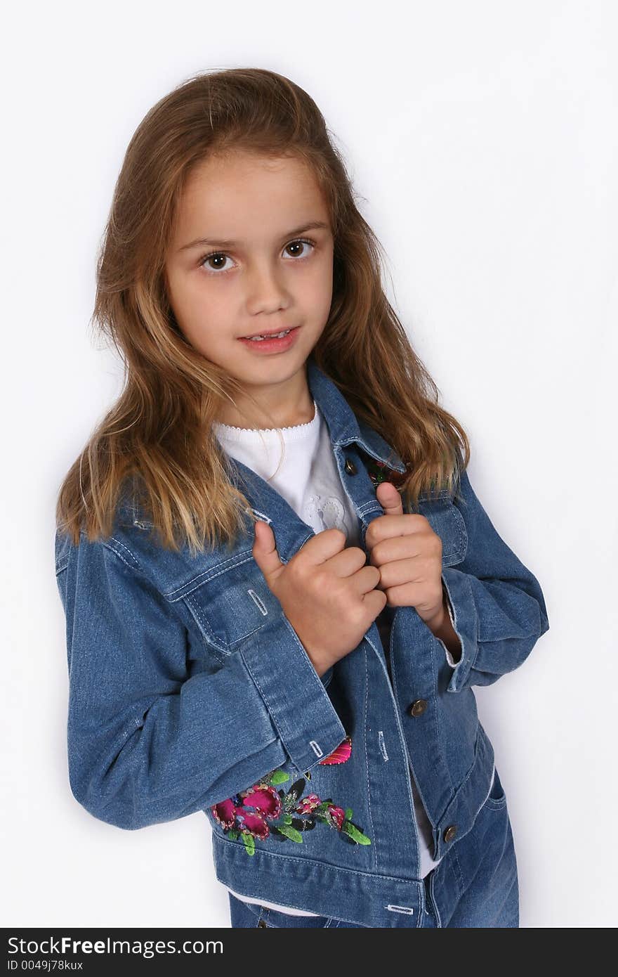 Posing young girl