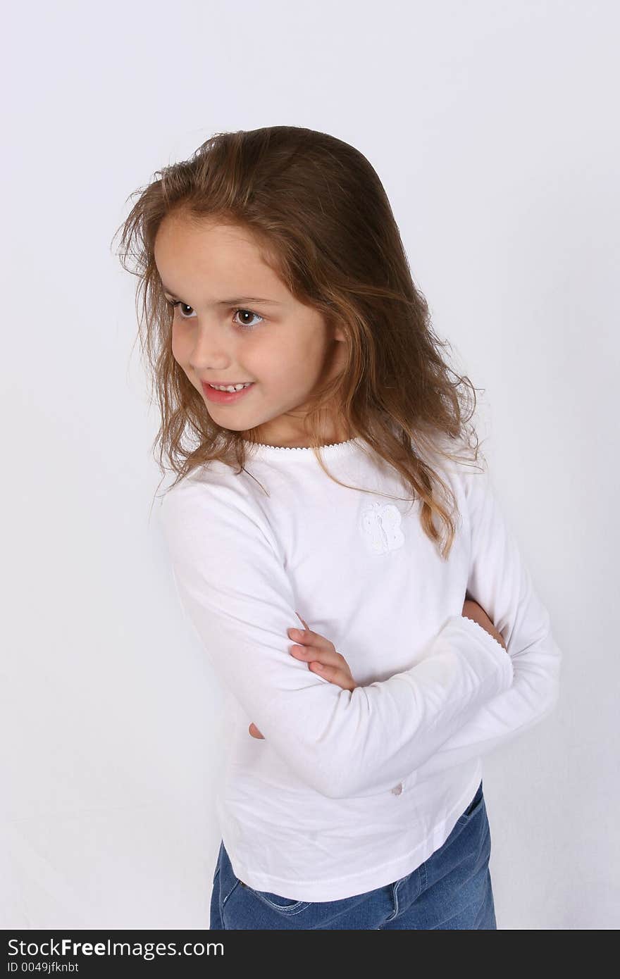 Posing young girl