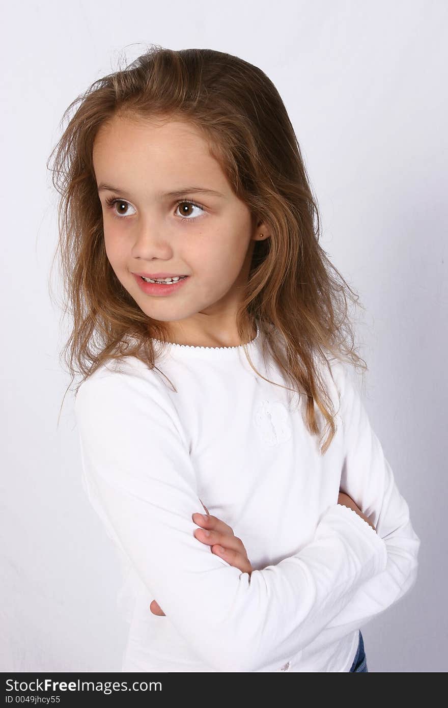 Posing young girl