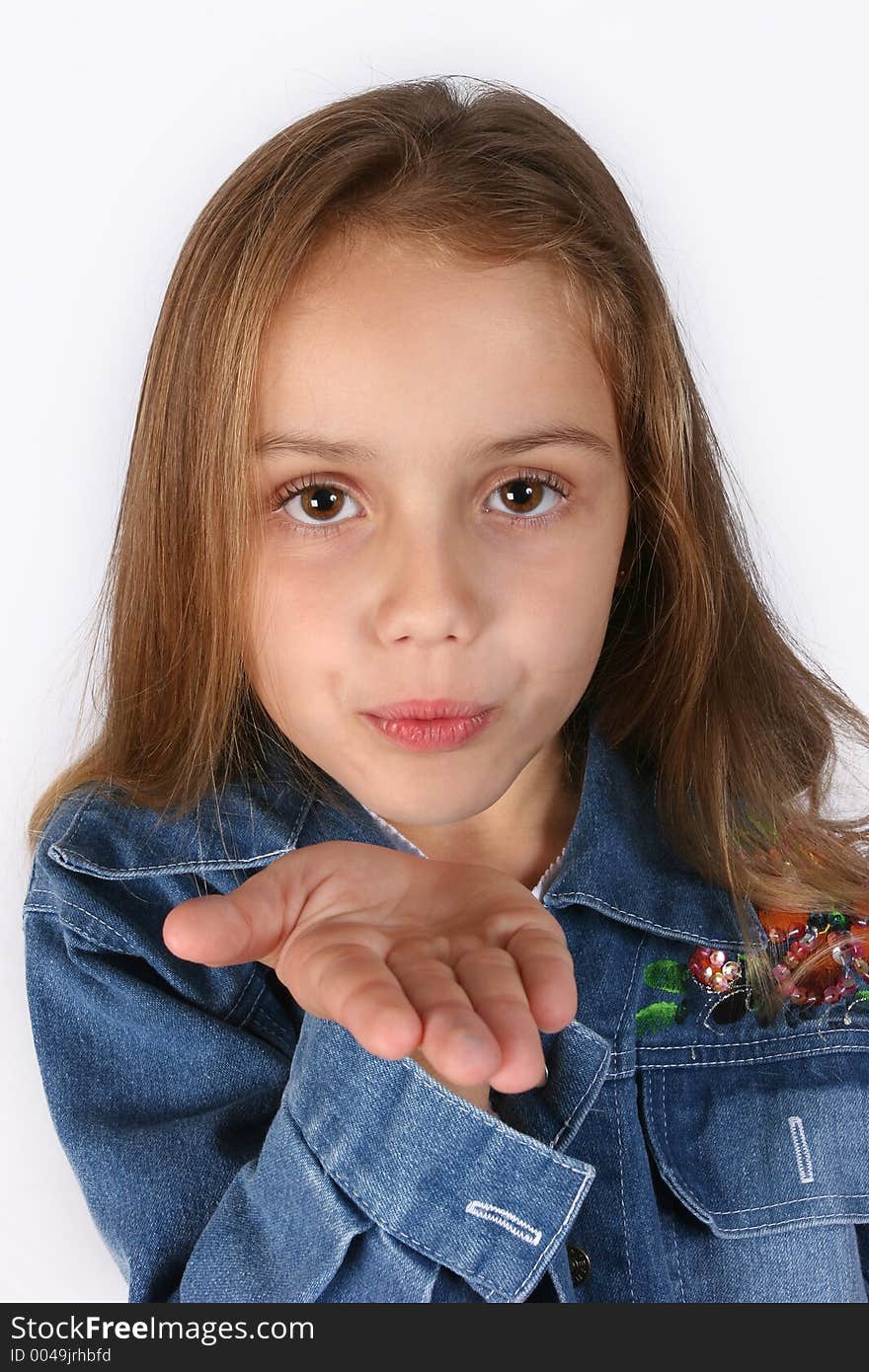 Posing young girl