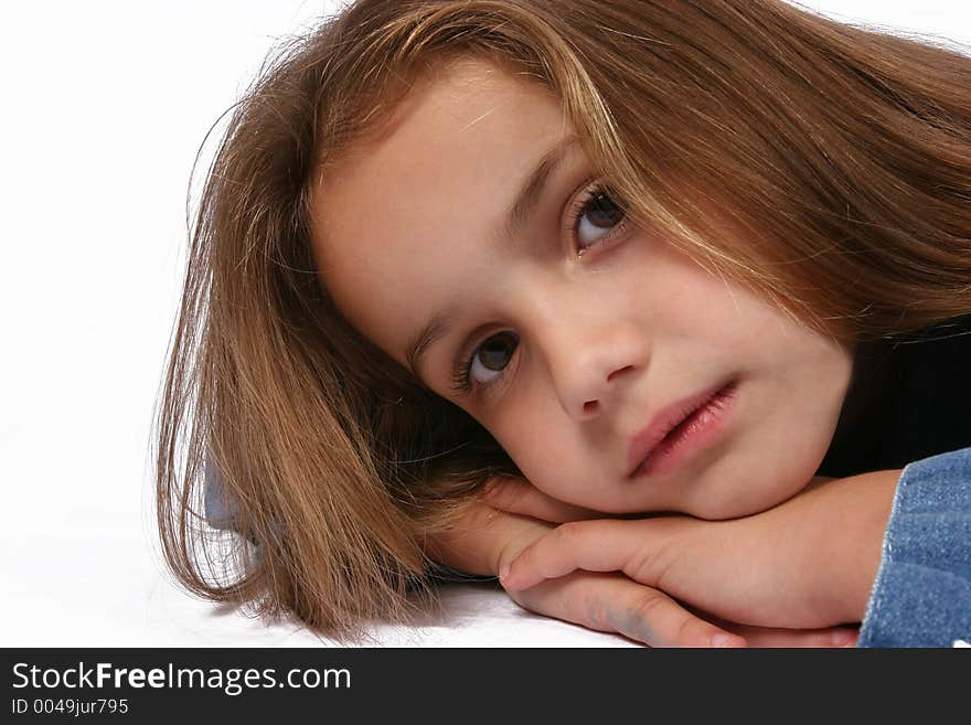 Posing young girl