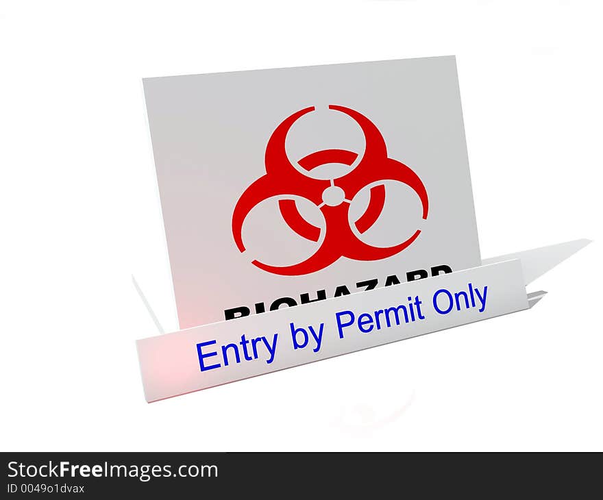 Sign: Entry by Permit only