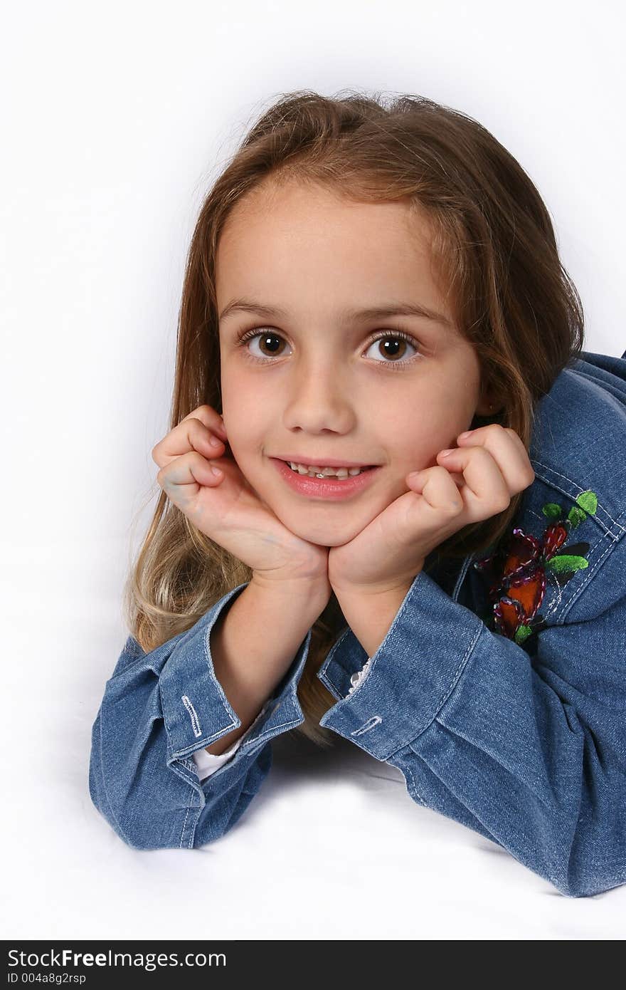 Posing young girl