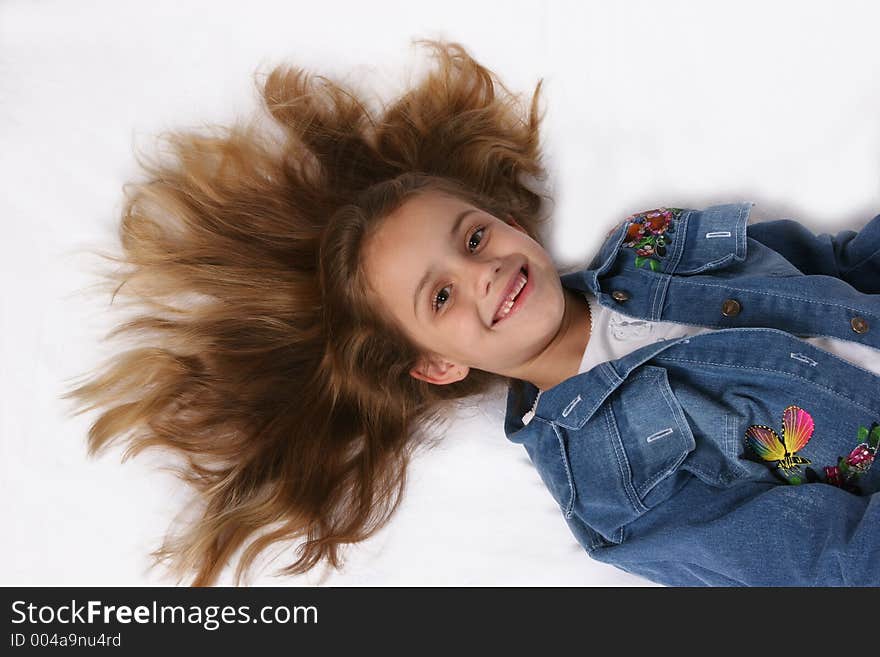 Posing young girl