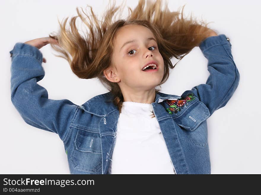 Posing young girl