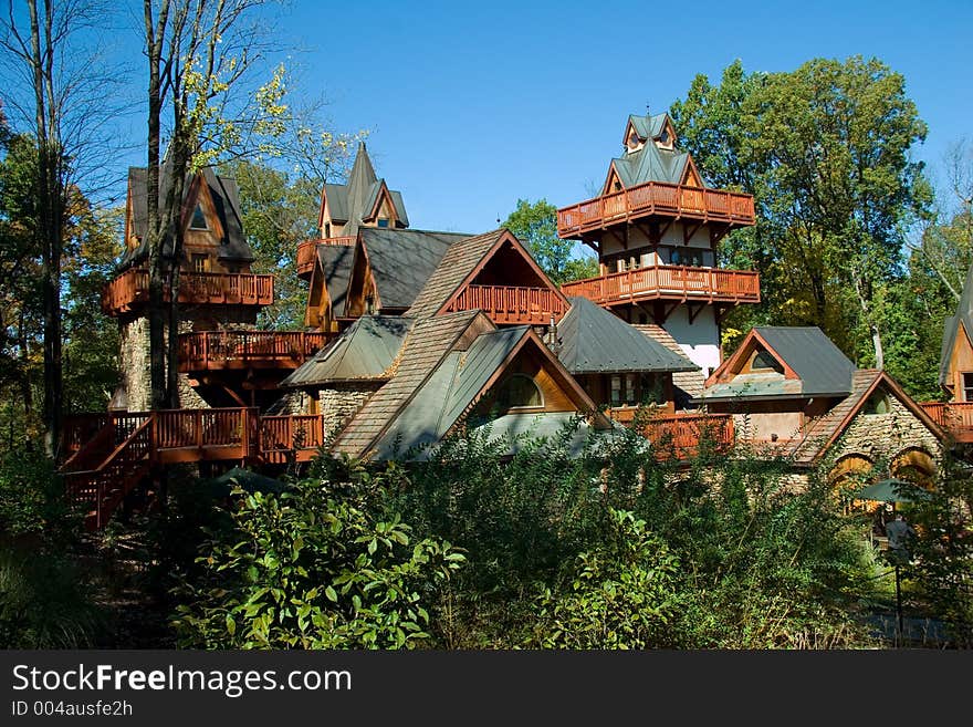 Stone and Wood Mountain Chalet