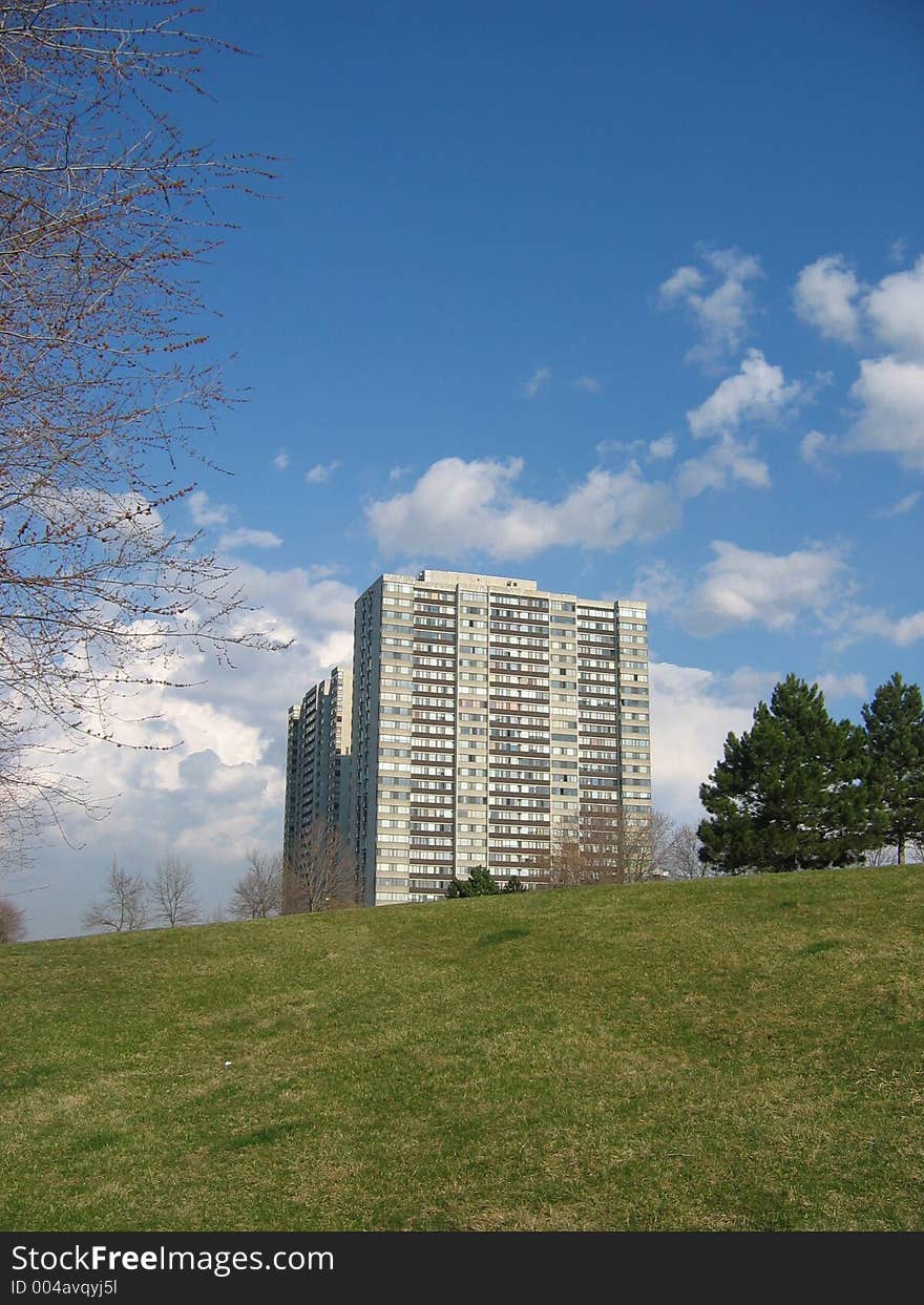 Modern appartment building