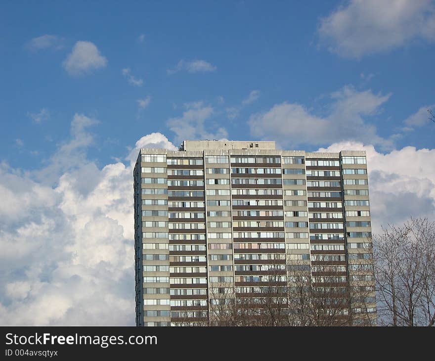 Modern appartment building