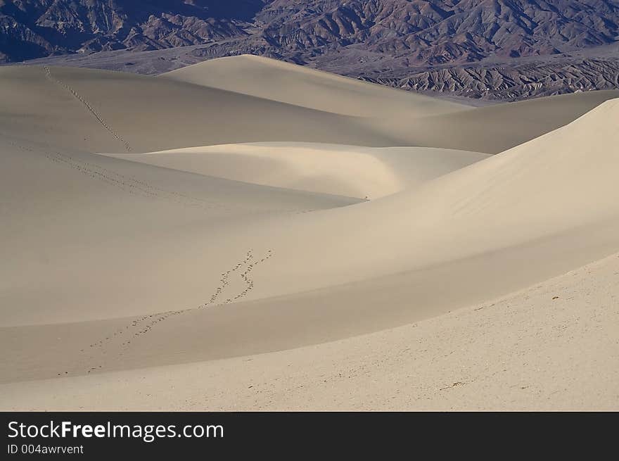 Sand dunes in Death Valley National Park, California