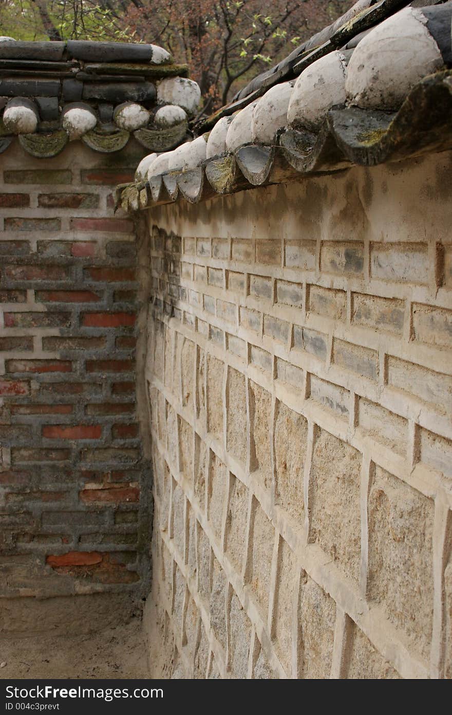 Korean traditional wall