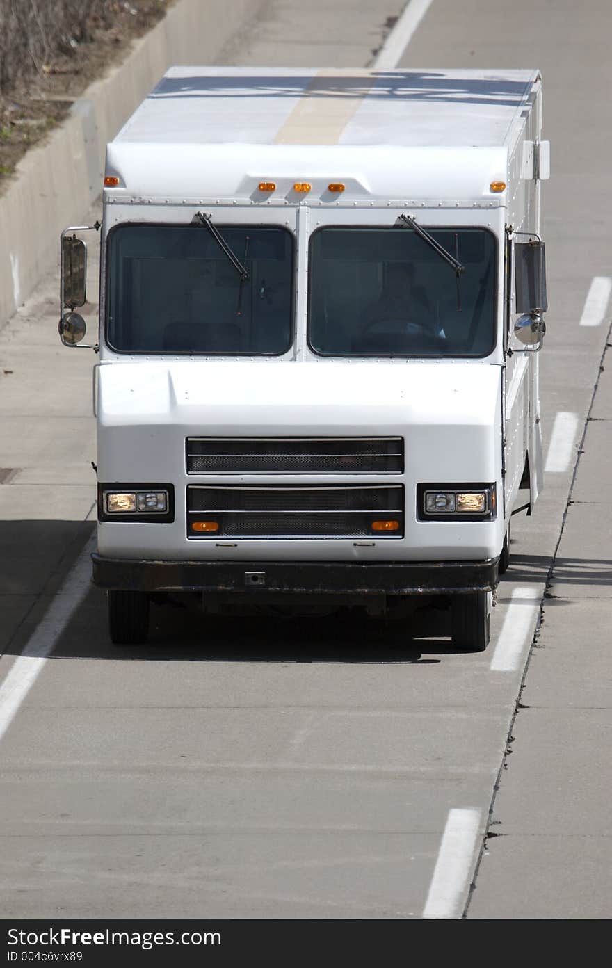 Delivery Van on the Road