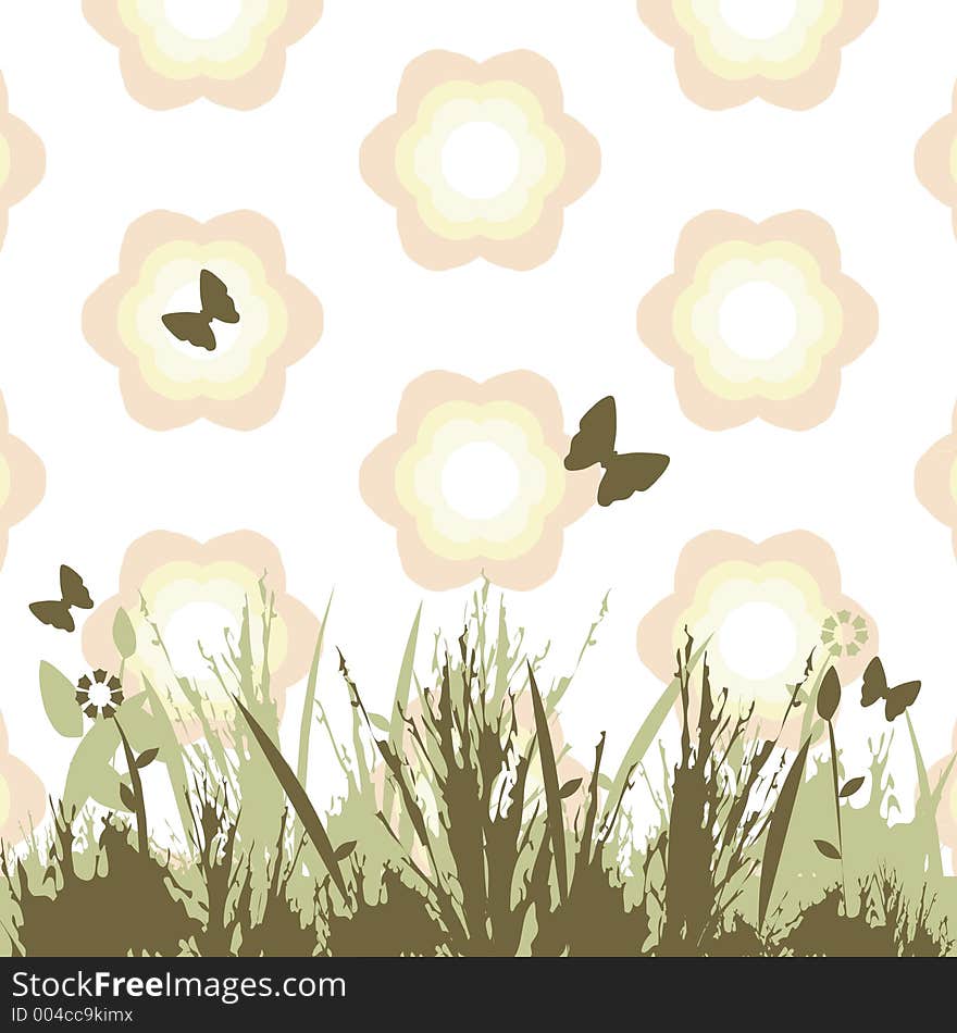 Floral style image with floral background - additional ai and eps format available on request. Floral style image with floral background - additional ai and eps format available on request