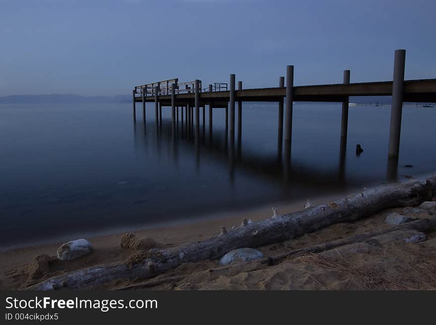 Lake Tahoe pier