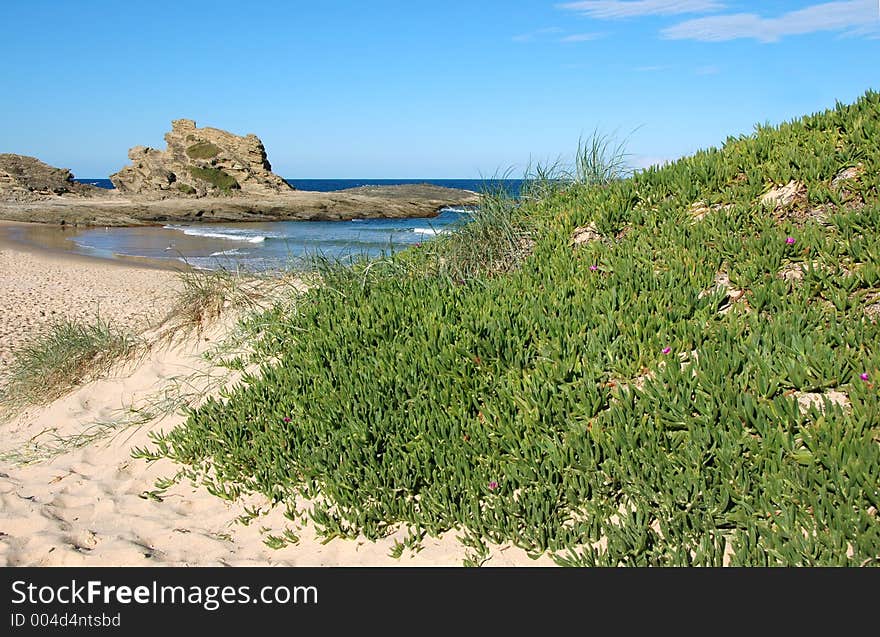 Bay With Rocky Headland