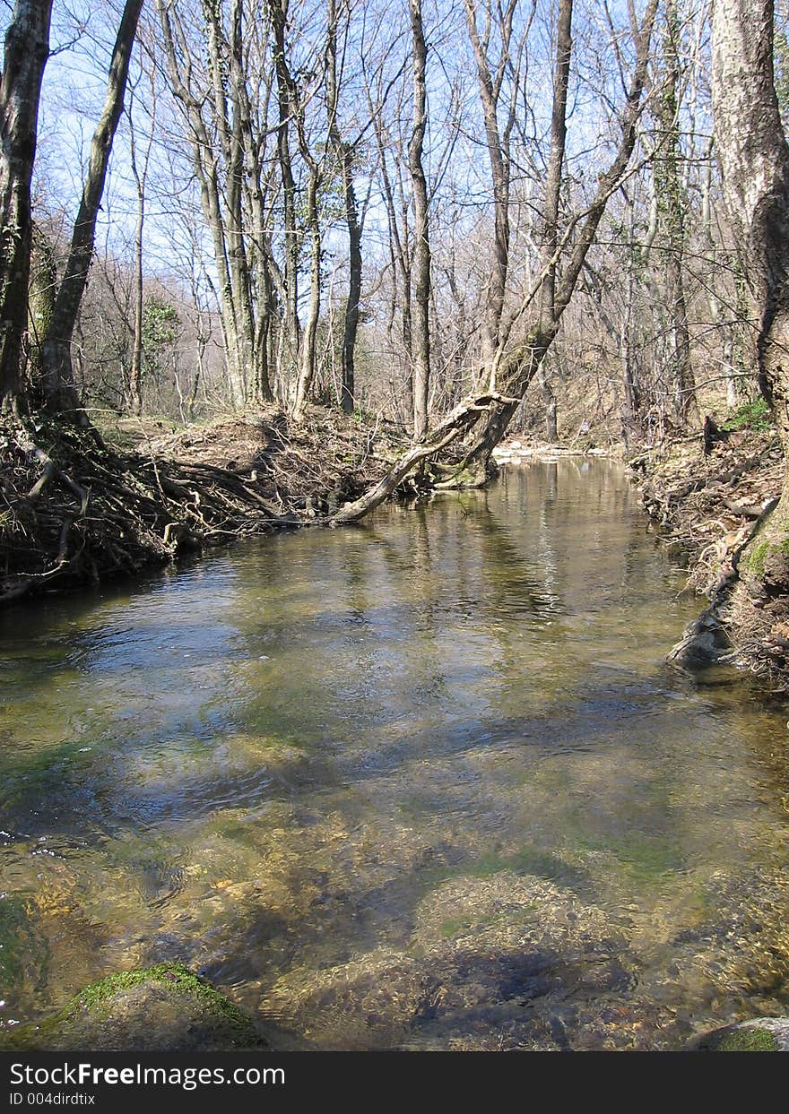 Spring bourn in Crimea